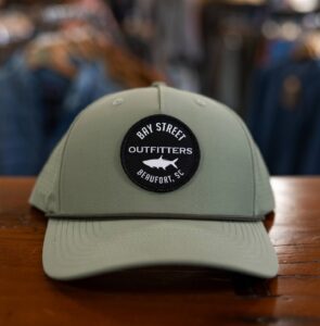 Solid Light Olive/Olive Black Tarpon Patch Hat