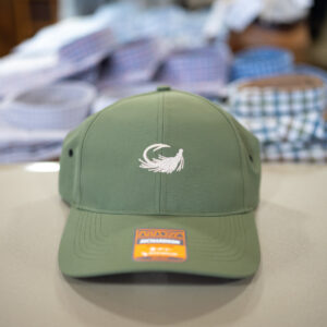 "The Shearhouse" Moss w/ Embroidered Fly OSFM