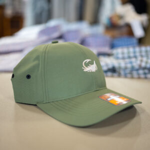 "The Shearhouse" Moss w/ Embroidered Fly OSFM