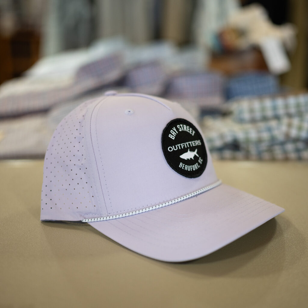Solid Lilac/White-Grey Black Tarpon Patch Hat